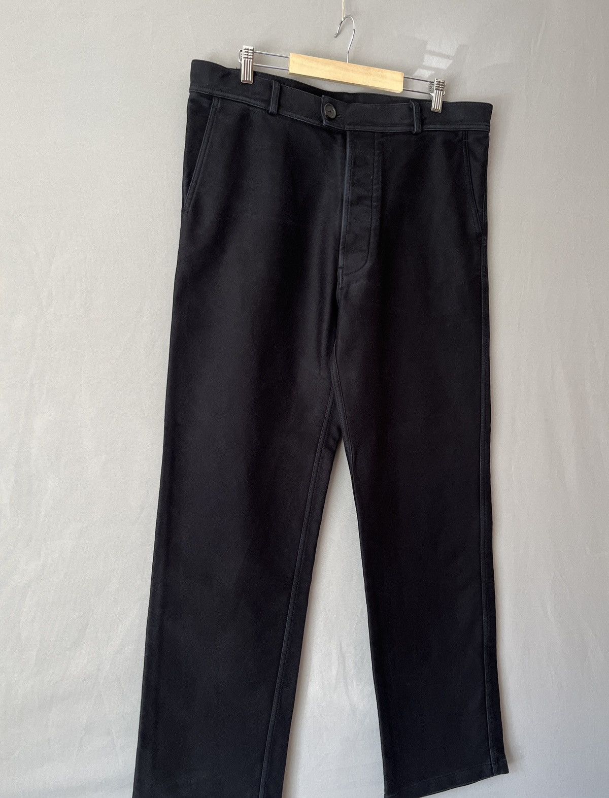 Jil Sander Jil Sander Moleskin Heavy Cotton Wide Legs Pants Size US 34 / EU 50 - 5 Thumbnail