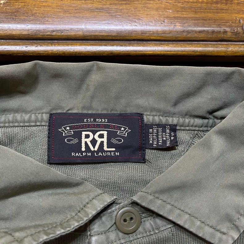 RRL Ralph Lauren RRL Ralph Lauren Green base knitted long sleeved shirt Size US S / EU 44-46 / 1 - 3 Thumbnail