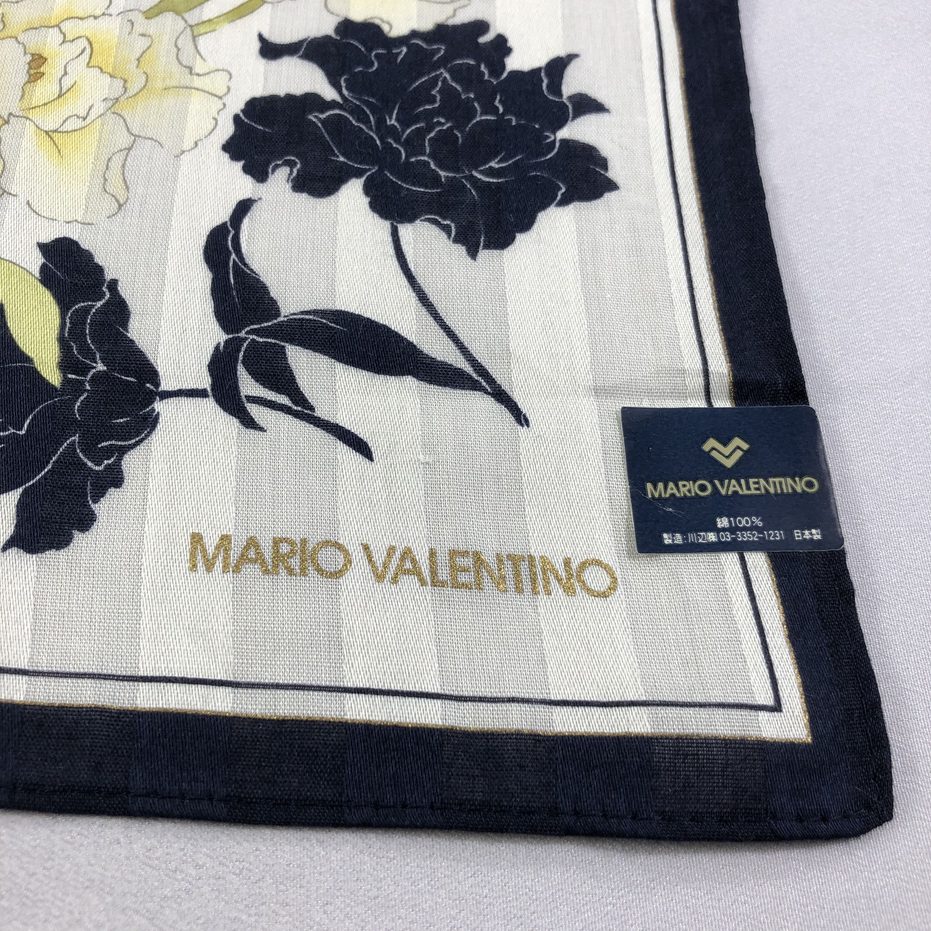 Mario Valentino × Vintage Mario Valentino Handkerchief Neckerchief Bandana H2059 Size ONE SIZE - 4 Thumbnail