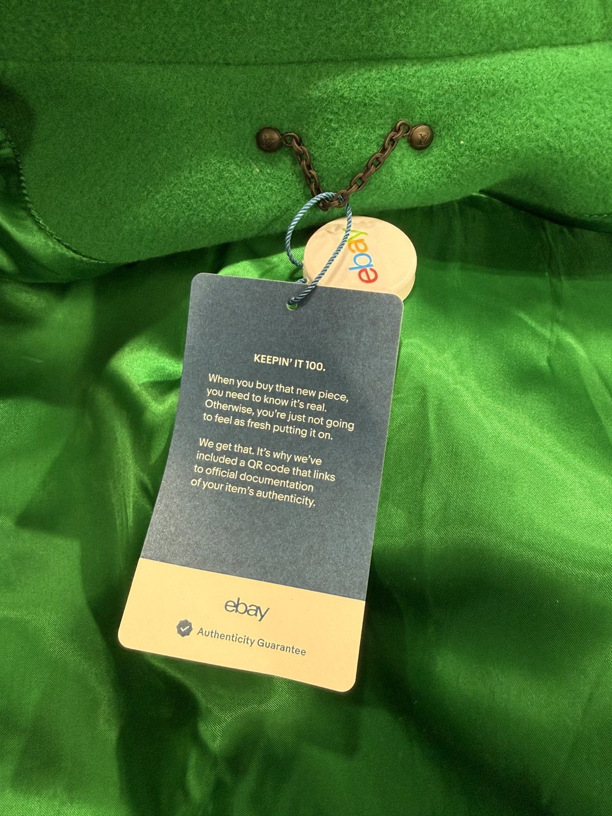 Louis Vuitton Louis Vuitton Green Patches Tourist V. Purist Varsity Jacket Size US M / EU 48-50 / 2 - 10 Thumbnail