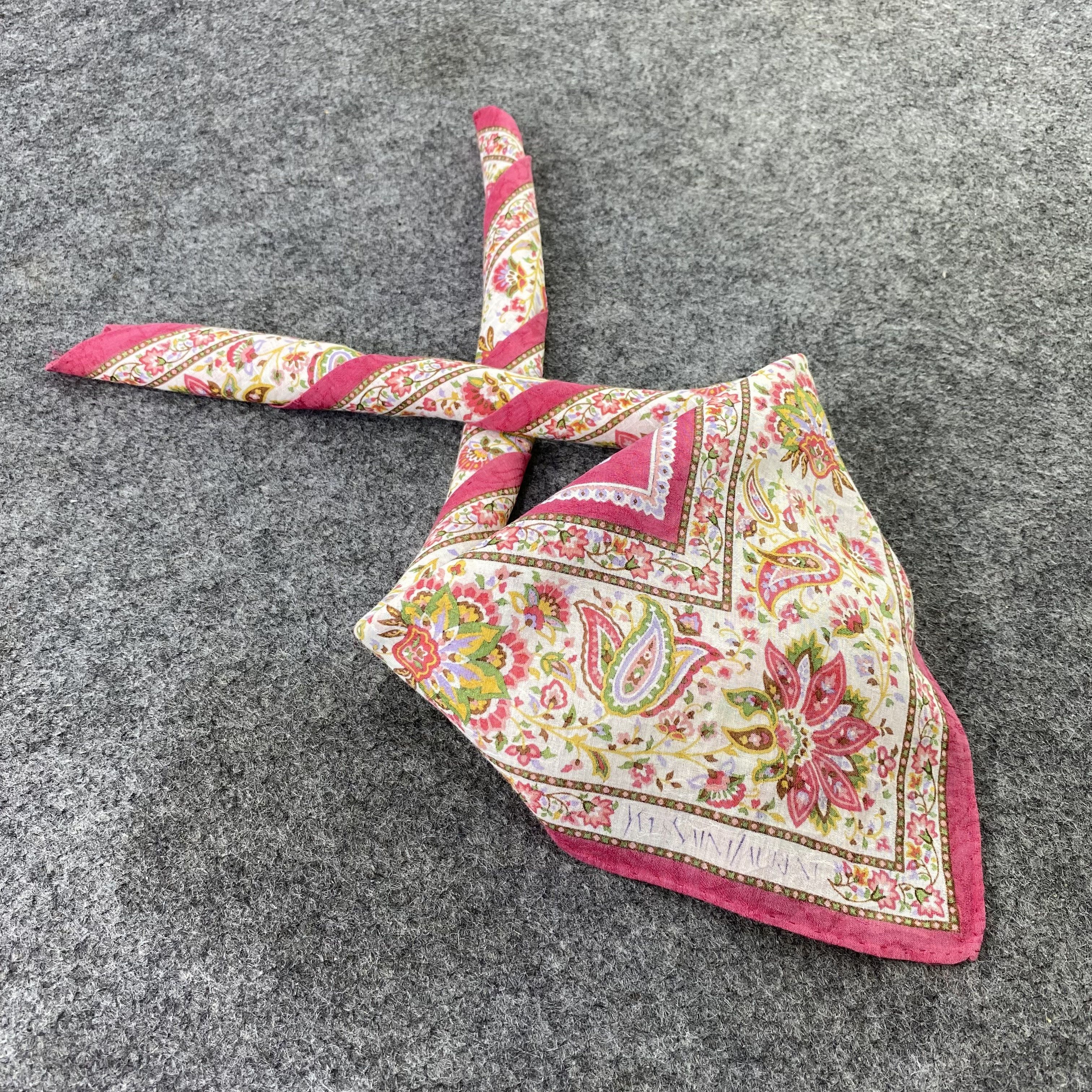 Vintage × Yves Saint Laurent Yves Saint Laurent Handkerchief / Bandana / Neckerchief-B892 Size ONE SIZE - 1 Thumbnail