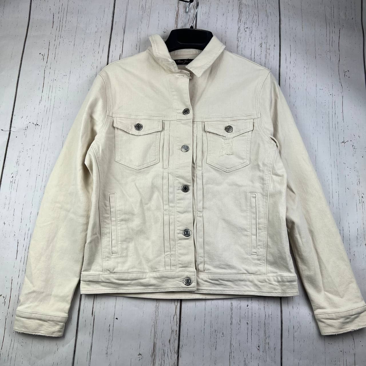 Mavi Mavi Small Printed Classic Fit Stretchable Denim Jacket Size S / US 4 / IT 40 - 1 Thumbnail