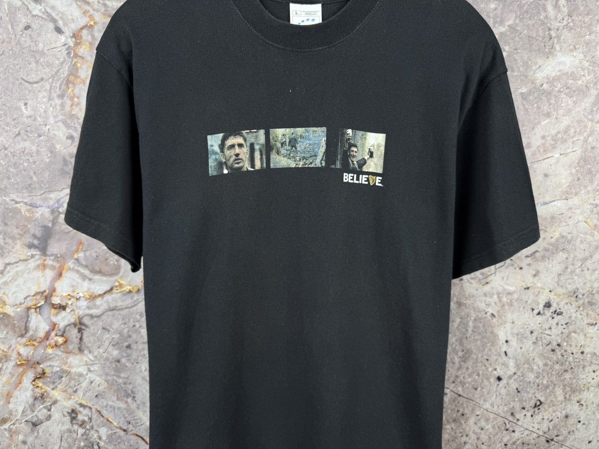 Fruit Of The Loom Believe Movie Scene Graphic T-Shirt Black Short Sleeve Tee Size US L / EU 52-54 / 3 - 3 Thumbnail
