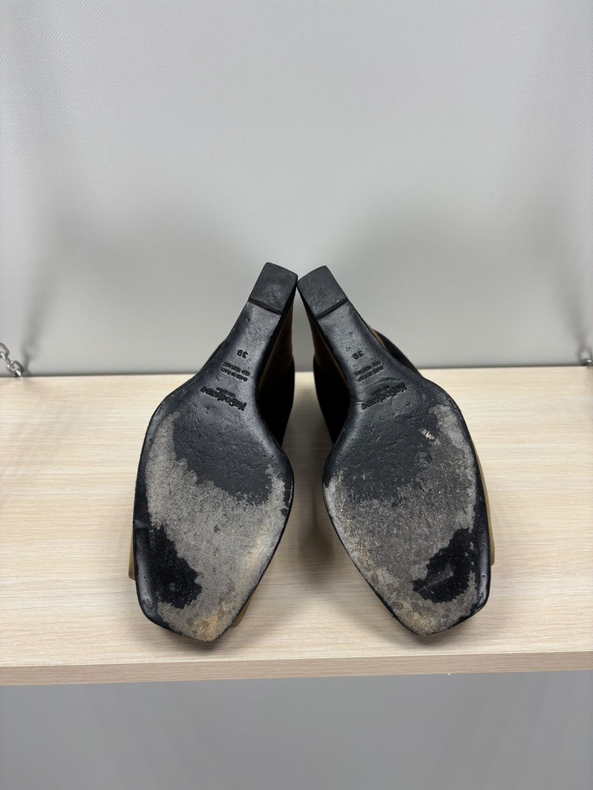Saint Laurent Paris × Yves Saint Laurent Womens heels Yves Saint Laurent Size 39 Color Brown/Black Size US 9 / IT 39 - 13 Thumbnail