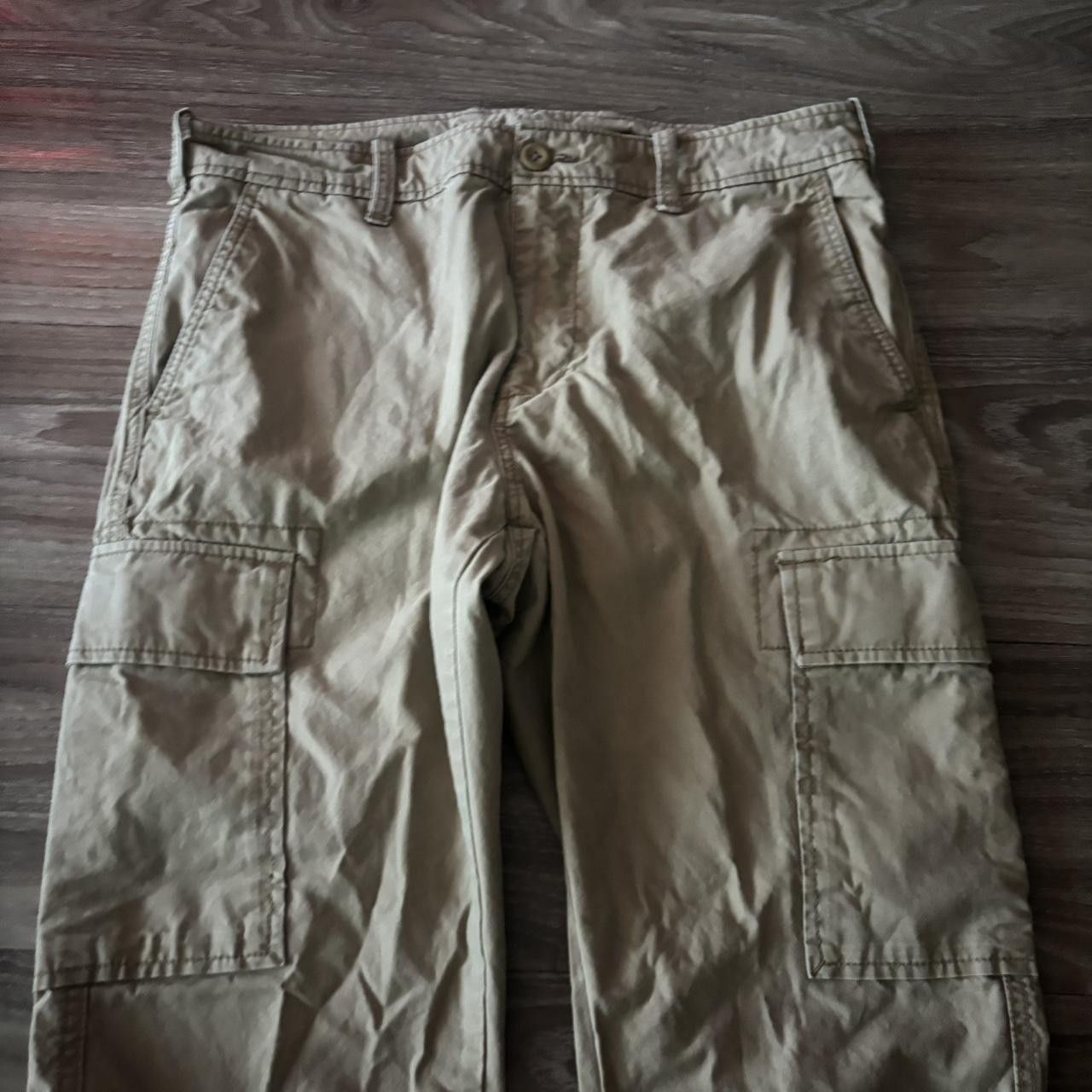 Vintage Crazy Vintage Y2K/2000s Light Khaki Essential Cargo Pants! 34x29 Size US 34 / EU 50 - 5 Thumbnail