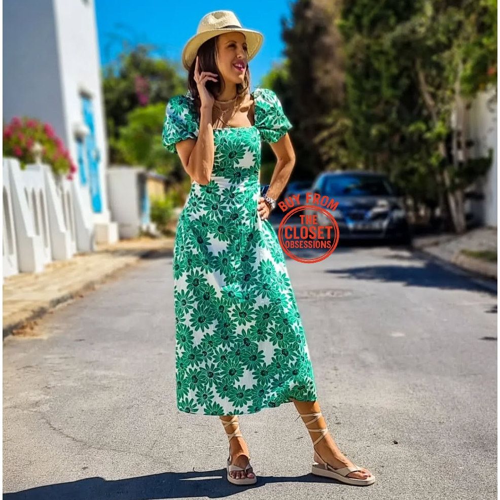 Mango MANGO Floral Print Midi Dress NWT Size S / US 4 / IT 40 - 4 Thumbnail