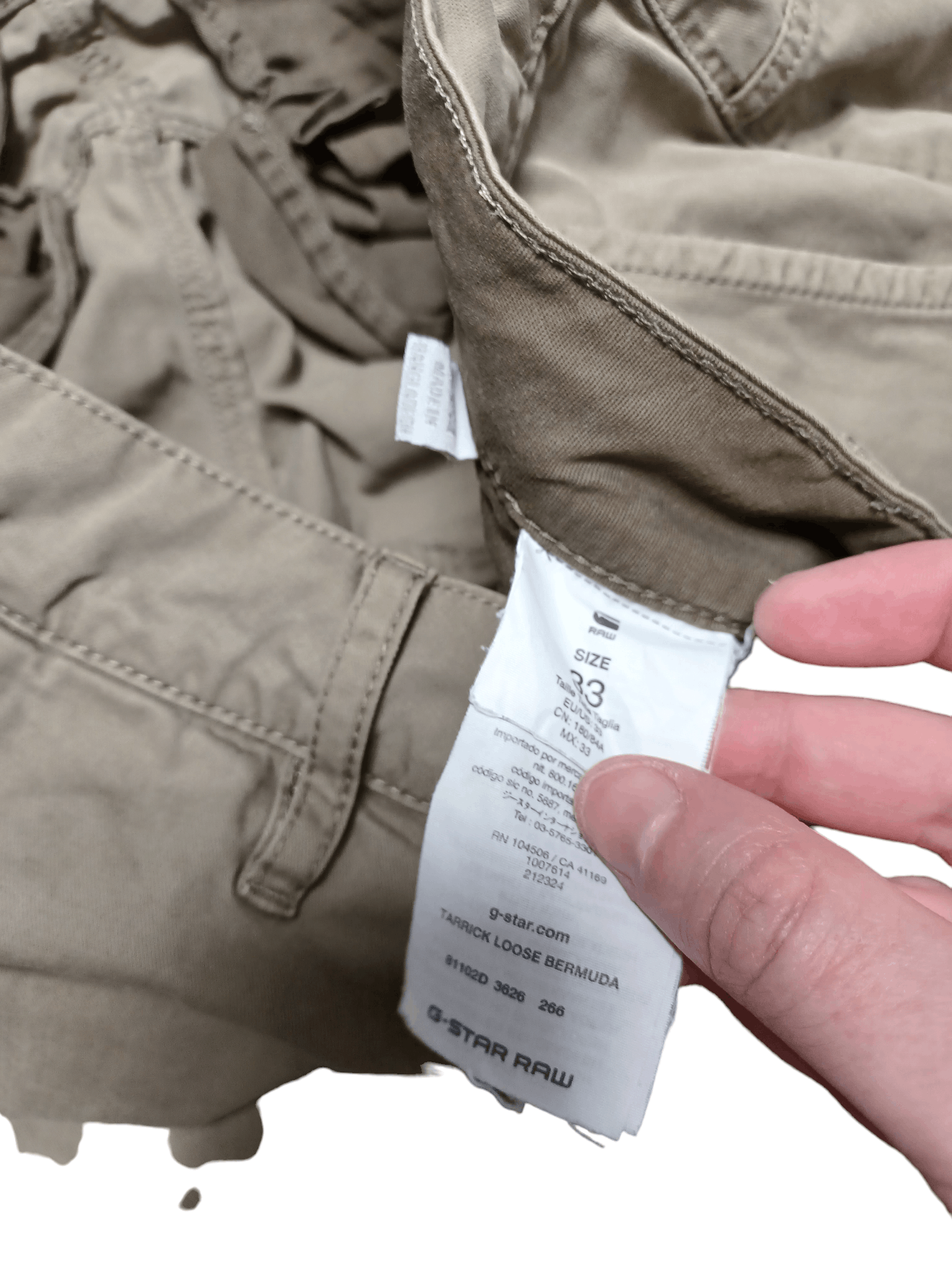 G-Star G STAR RAW MILITARY MULTIPOCKET CARGO SHORTS USARMY NATO Size US 33 - 6 Thumbnail