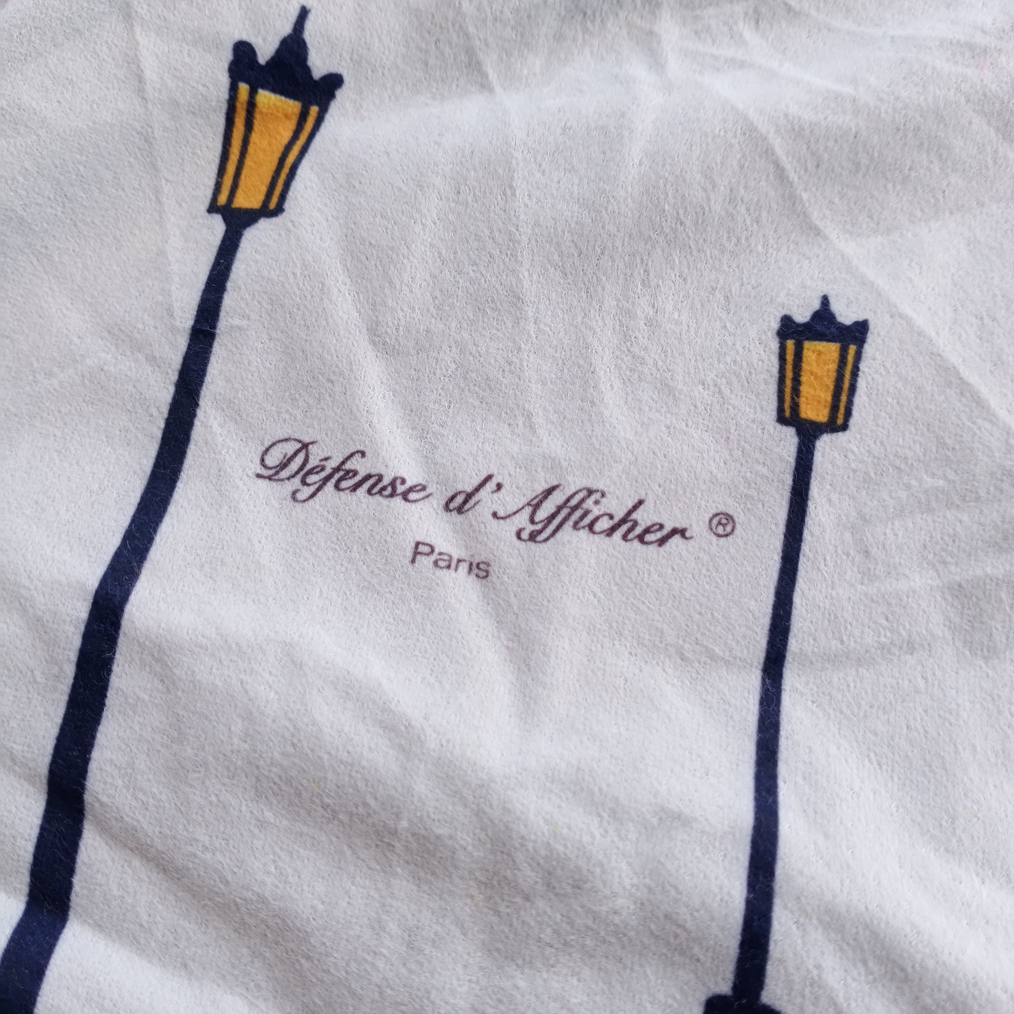 Designer Vintage Defense D'Afficher Paris Made France Lady Art Shirt Size US S / EU 44-46 / 1 - 5 Thumbnail