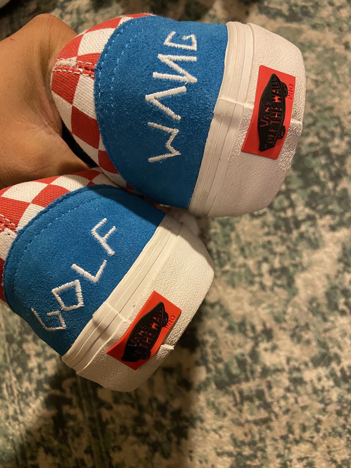 Golf Wang × Tyler The Creator × Van Vans Old Skool Pro Collab Tyler The Creator Limited Size US 11.5 / EU 44-45 - 4 Thumbnail