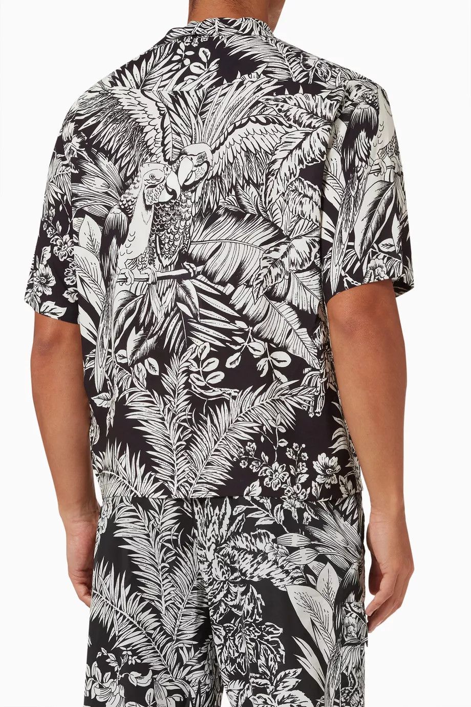 Palm Angels o1y0325 Patterned Shirt in Black/White Size US S / EU 44-46 / 1 - 3 Thumbnail