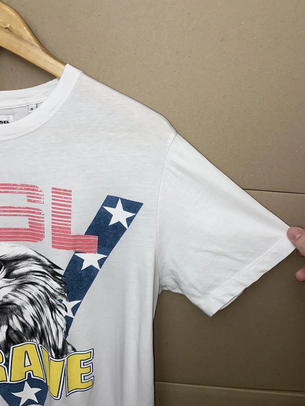 Diesel 🦅RARE VINTAGE DIESEL USA TEE T SHIRT Y2K DRIP AMERICA SKATE Size US S / EU 44-46 / 1 - 9 Thumbnail