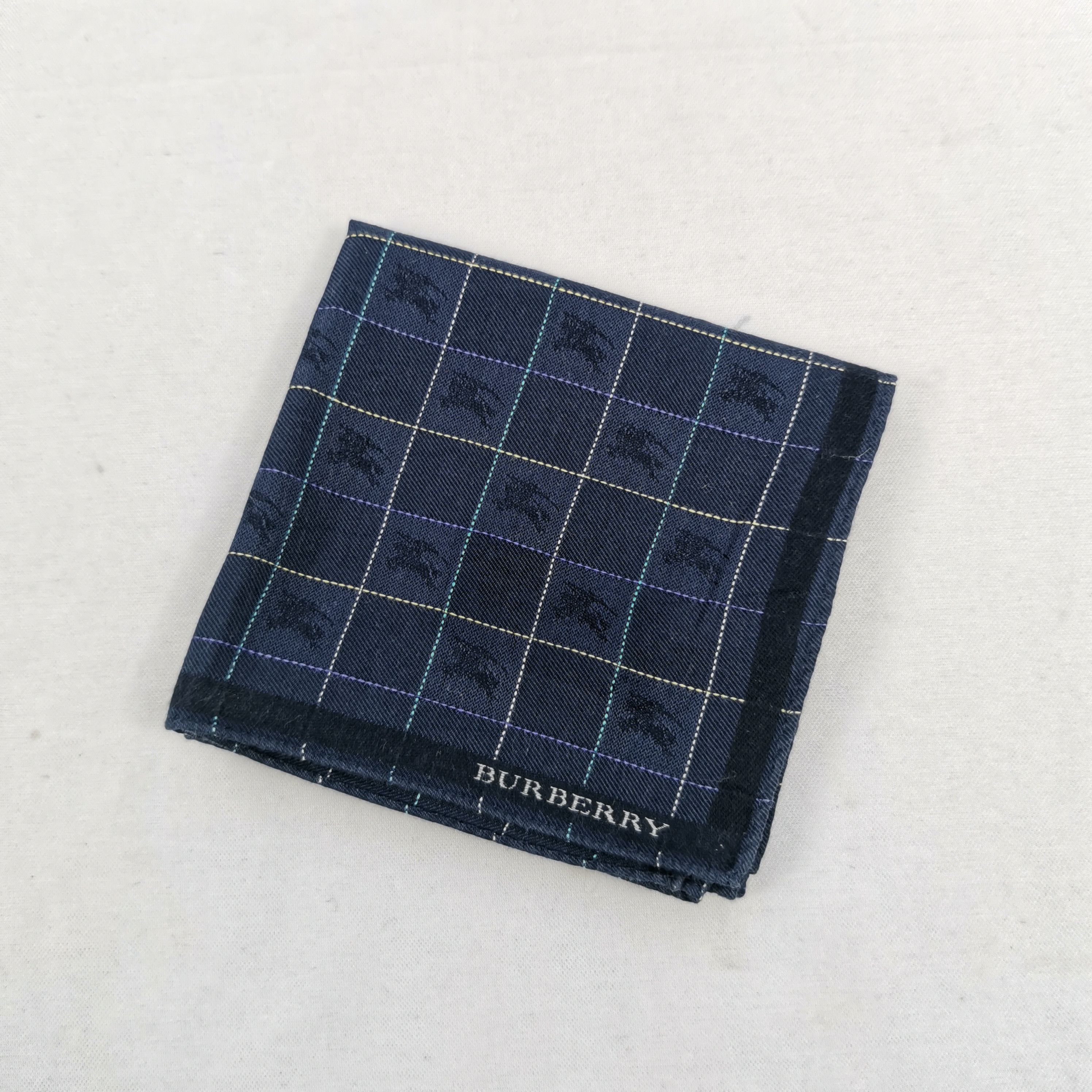 Burberry × Vintage Vintage Burberry Handkerchief Neckerchief Bandana Size ONE SIZE - 4 Thumbnail