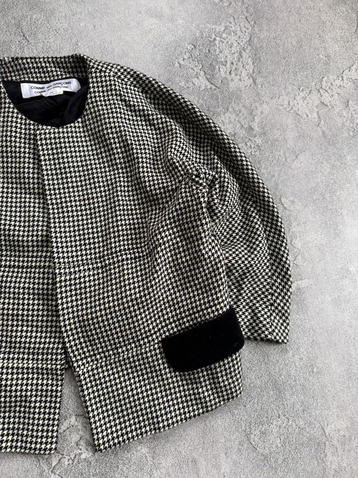 Comme des Garcons Comme des Garcons M/size wmns blazer wool jacket tweed Size M / US 6-8 / IT 42-44 - 3 Thumbnail