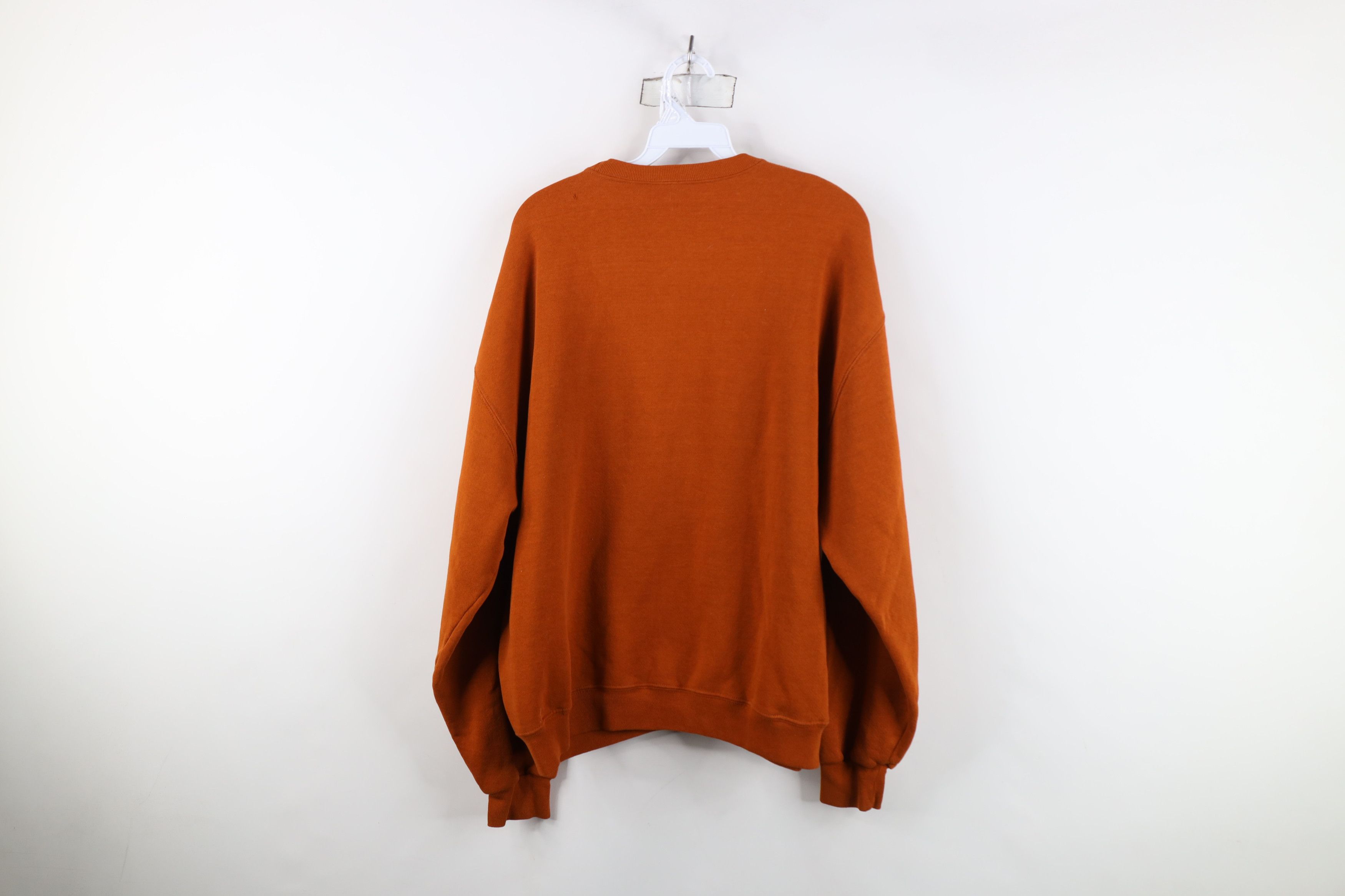 Vintage Vintage 90s Russell Athletic Crewneck Sweatshirt Orange Size US XL / EU 56 / 4 - 13 Thumbnail