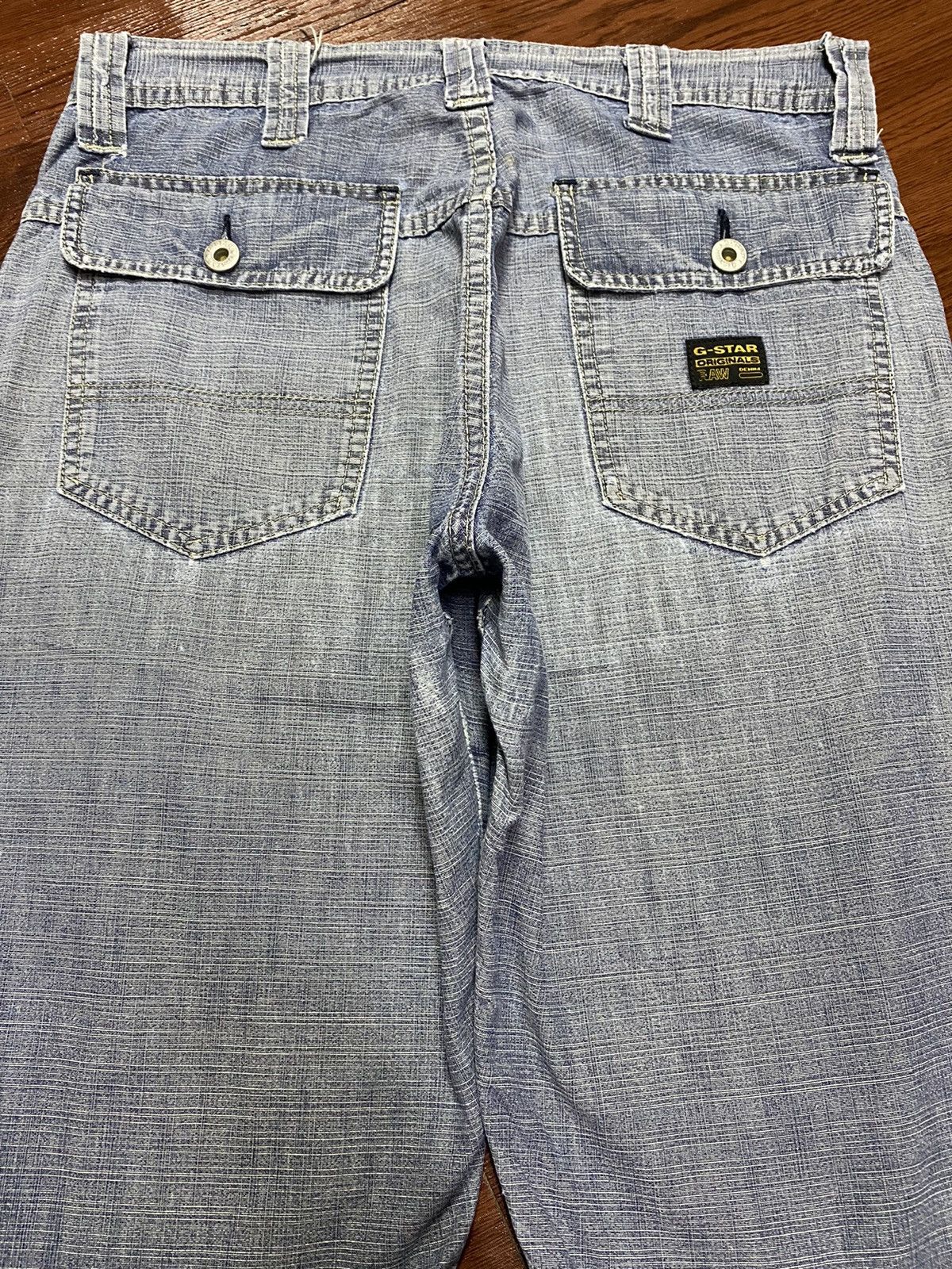 Raw State Vintage G Star Raw Faded Wash Flare Jeans Size US 30 / EU 46 - 4 Thumbnail