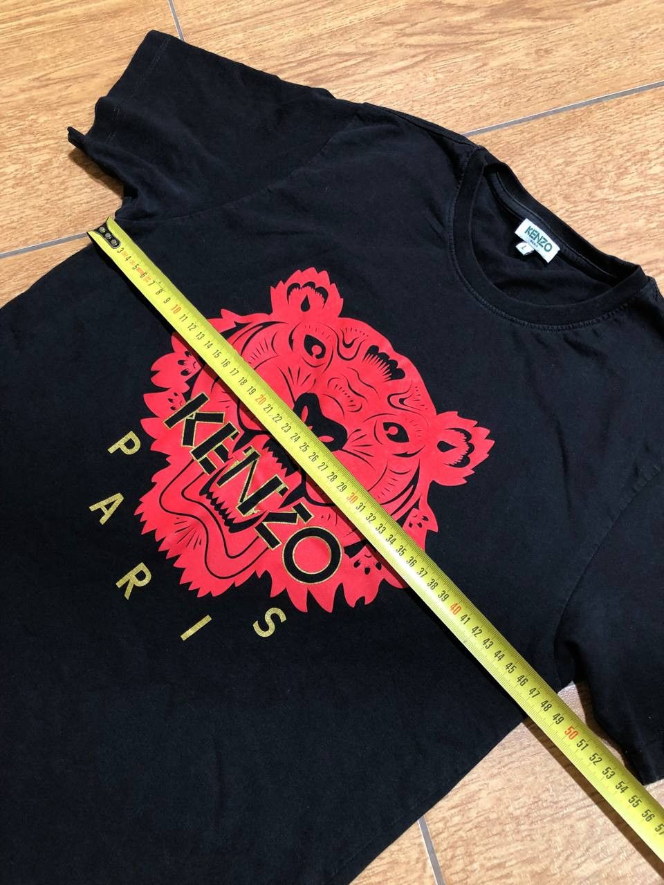 Kenzo Kenzo Tiger T-Shirt Top Black Tee Short Sleeve Mens Size L Size US L / EU 52-54 / 3 - 8 Thumbnail