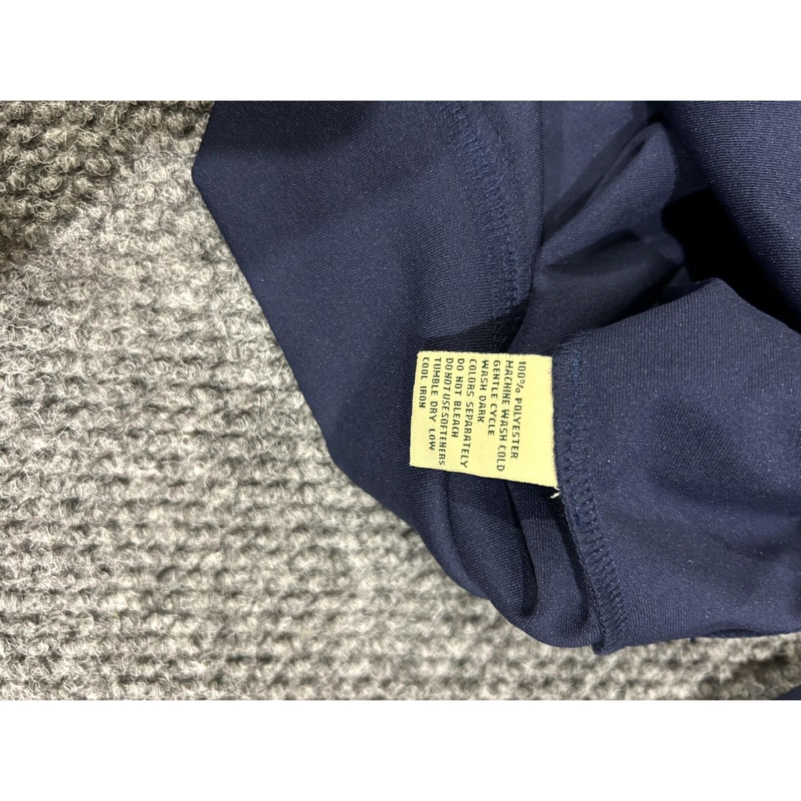 Vintage Donald Ross Sweatshirt Mens Medium Blue 1/4 Zip Golf Pullover Peter J Golueke Knit Polyester Mock Neck Zipper Logo Size US M / EU 48-50 / 2 - 6 Thumbnail