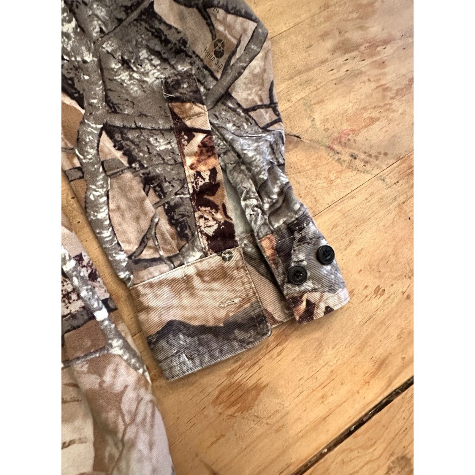 Vintage Outfitters Ridge Camo Shirt Mens XL Long Sleeve Button Hunting Cotton Shirt Size US XL / EU 56 / 4 - 2 Thumbnail