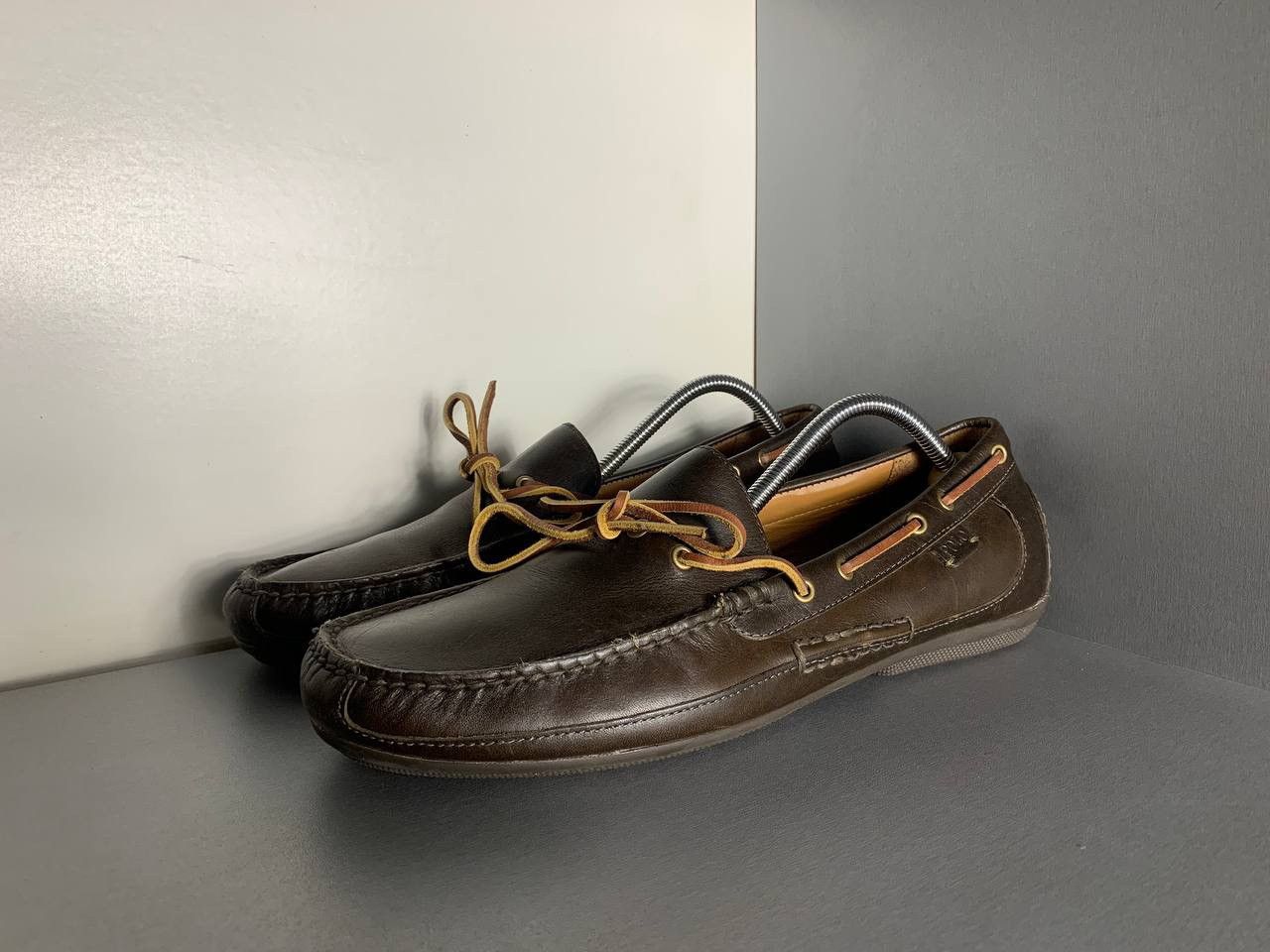 Polo Ralph Lauren × Vintage VERY RARE POLO RALPH LAUREN LEATHER SHOES CLASSIC DELUX 90s Size US 12 / EU 45 - 2 Thumbnail
