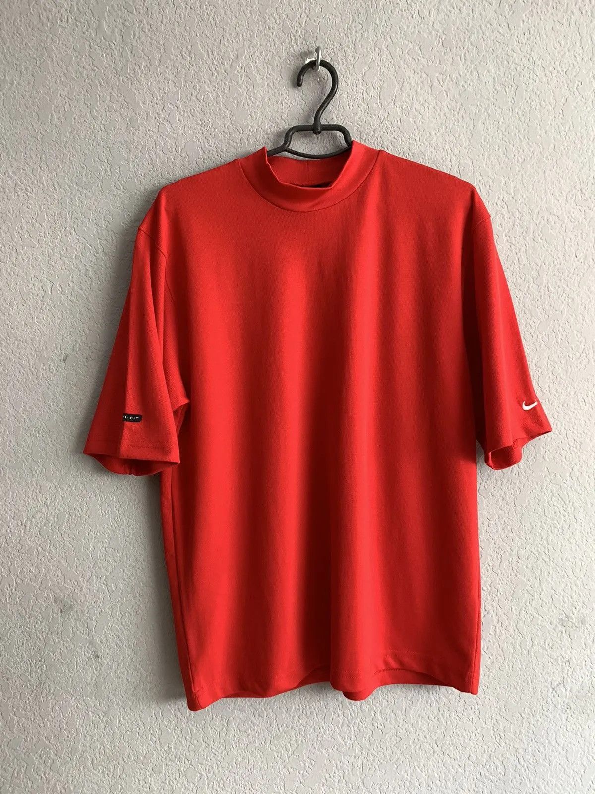 Nike × Vintage Vintage Nike Center Logo Tee Y2K made in USA drill tee 90s Size US M / EU 48-50 / 2 - 1 Thumbnail