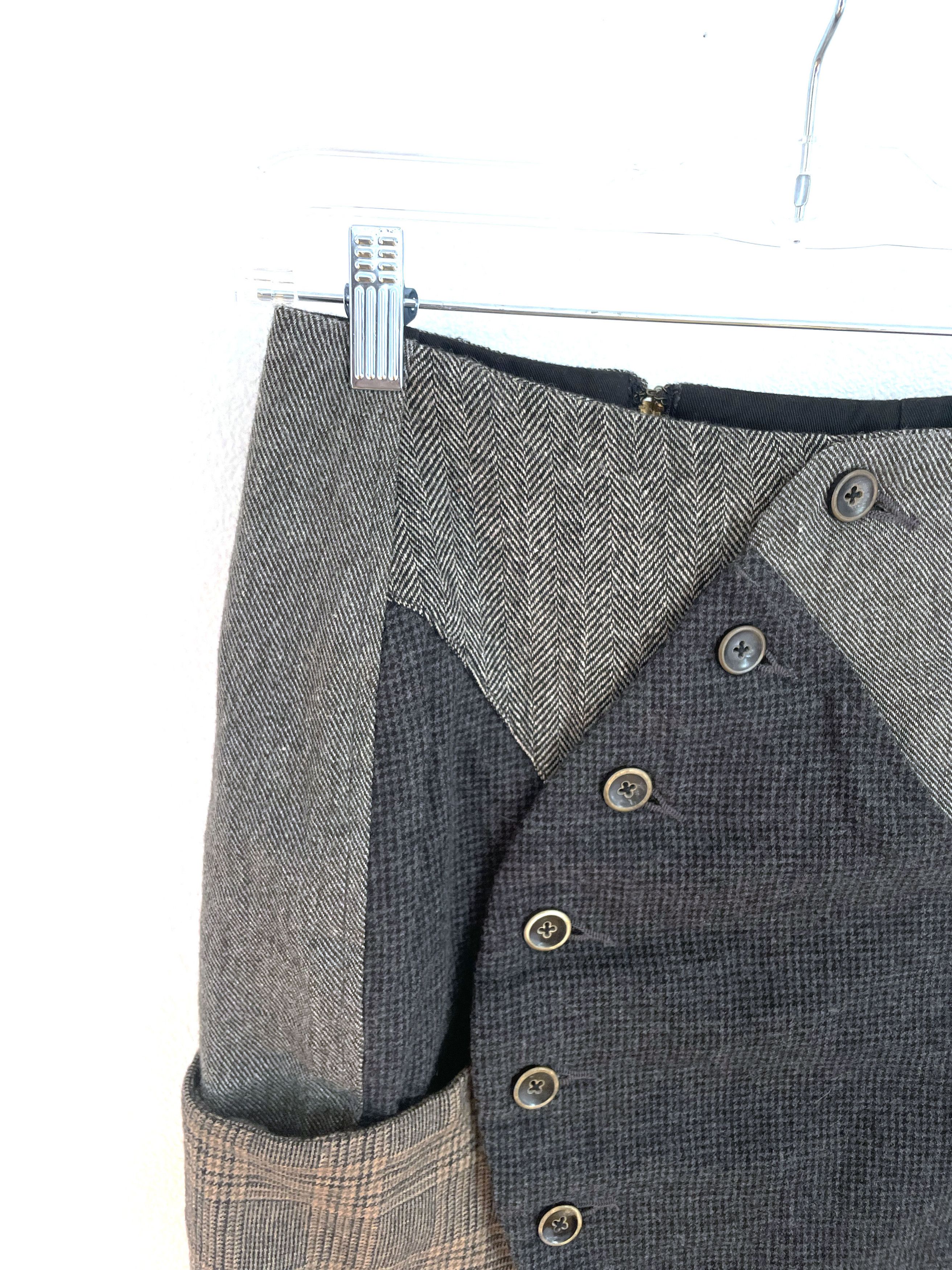 Kapital Cocoon Wool Skirt Size 28" / US 6 / IT 42 - 3 Thumbnail