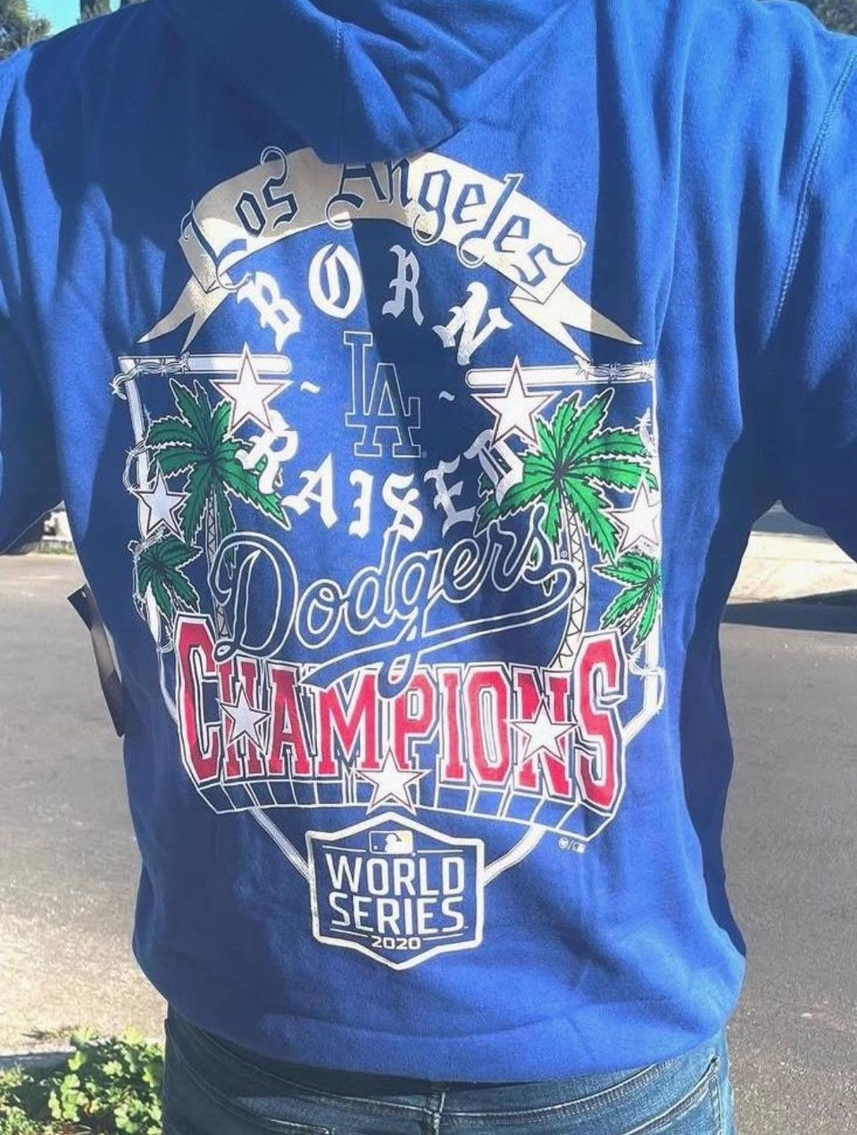 47 Brand × Born X Raised Born x Raised LA Dodgers 2020 World Series Champions Hoodie Size US XL / EU 56 / 4 - 4 Thumbnail