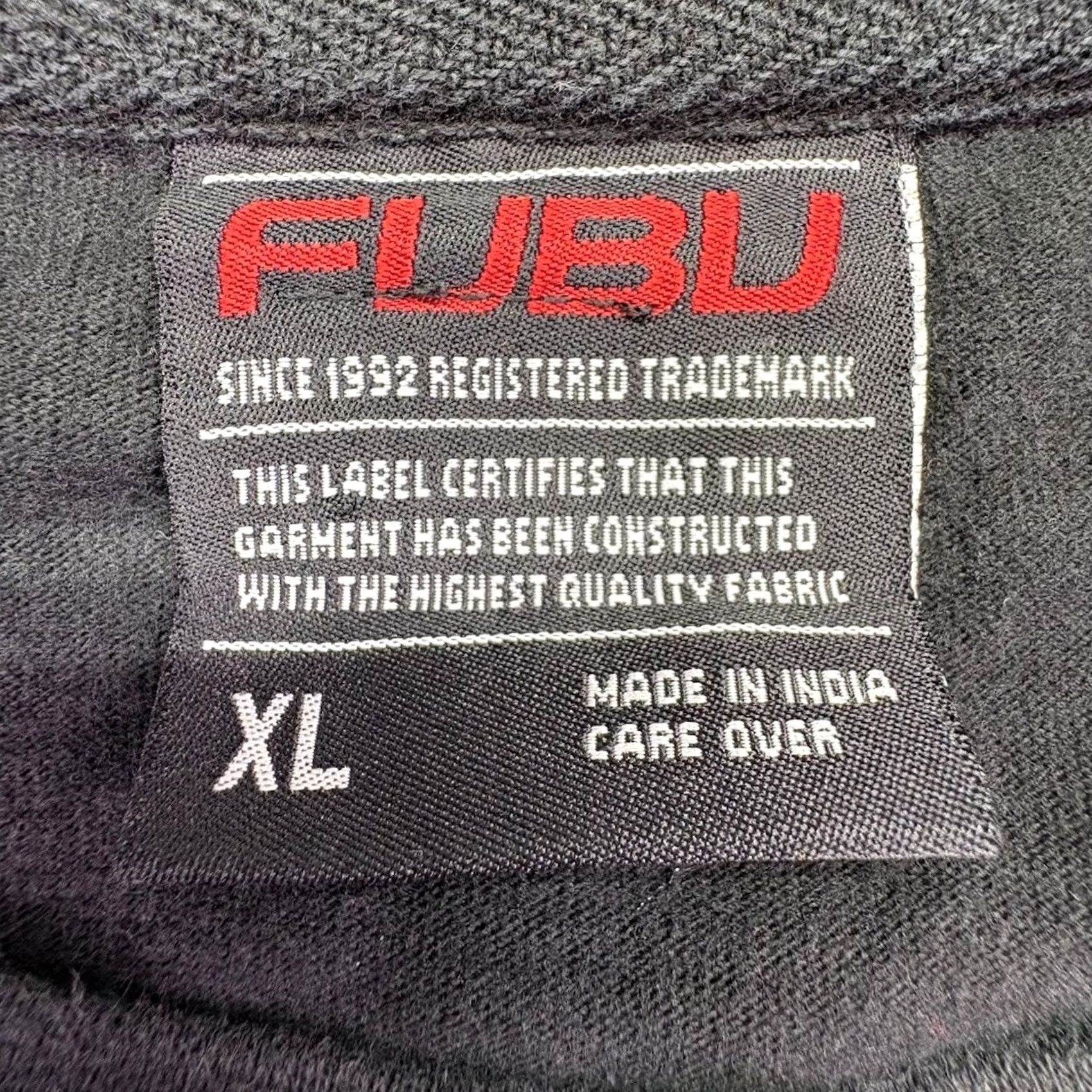 Fubu VINTAGE FUBU The Collection XC11 T Shirt Black Embroidered Size XL Y2K Mens Size US XL / EU 56 / 4 - 3 Thumbnail