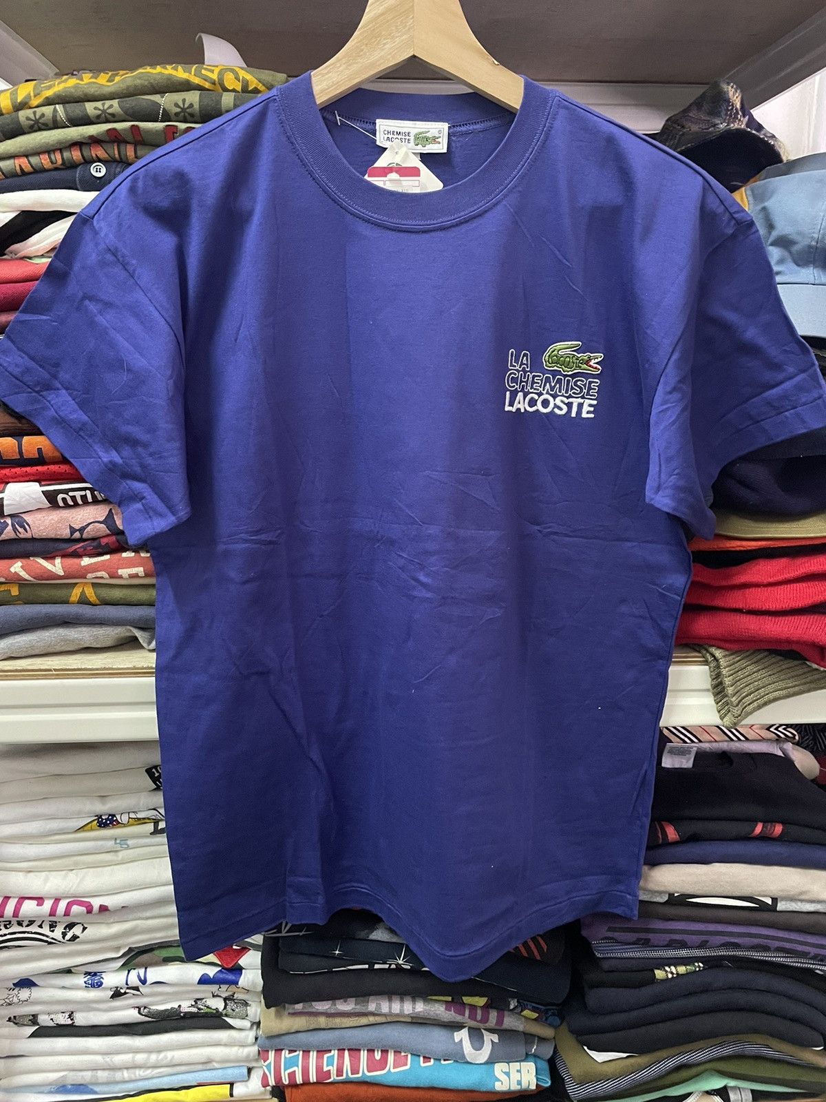 Lacoste × Vintage Vintage Lacoste Single Stiches Tee With Tag Size US M / EU 48-50 / 2 - 2 Thumbnail