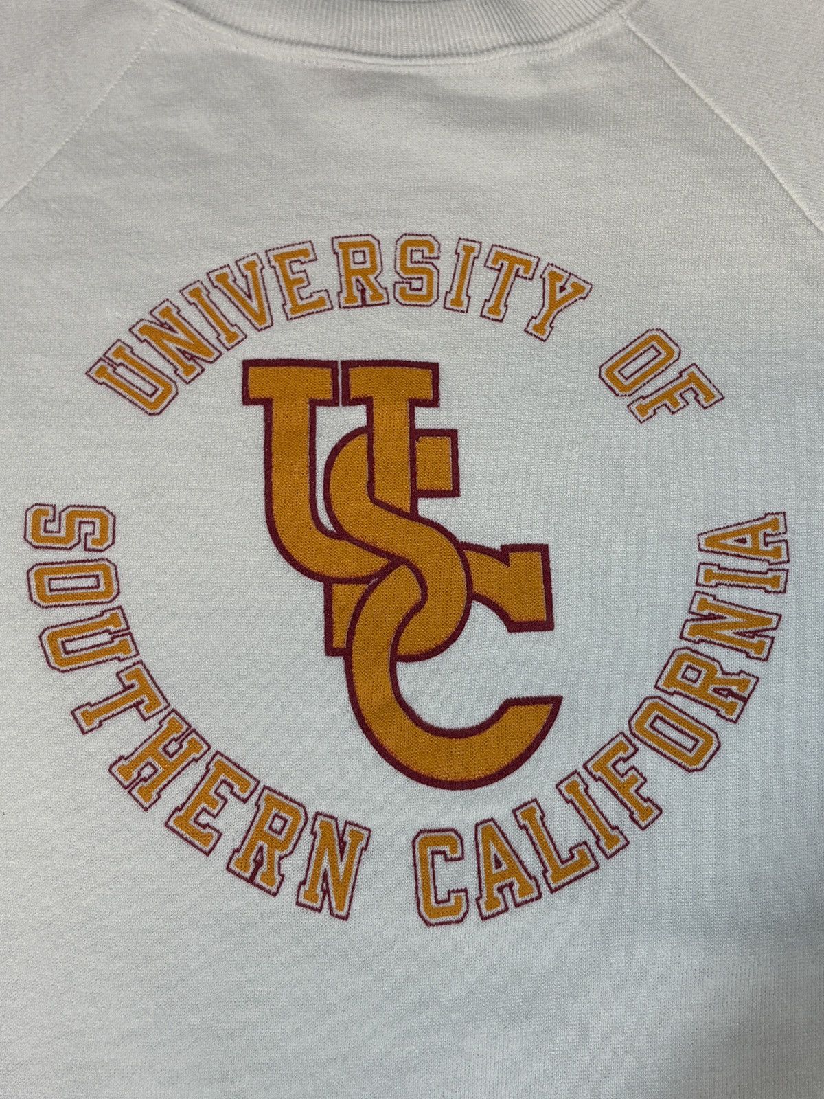 NCAA Vintage 1980s Signal USC Trojans College Sweater Size L 0549 Size L / US 10 / IT 46 - 5 Thumbnail