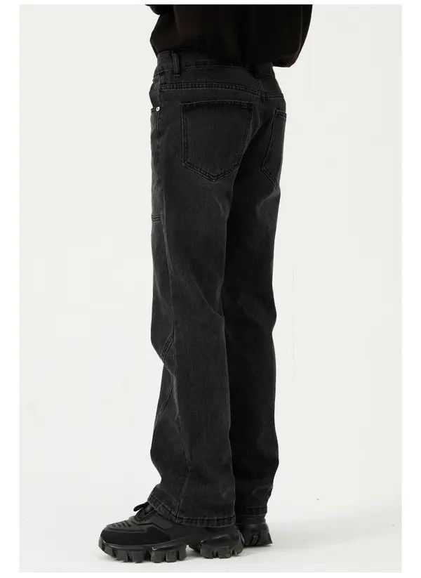 VIBE Japanese retro straight-leg trendy flared jeans Size US 32 / EU 48 - 4 Thumbnail