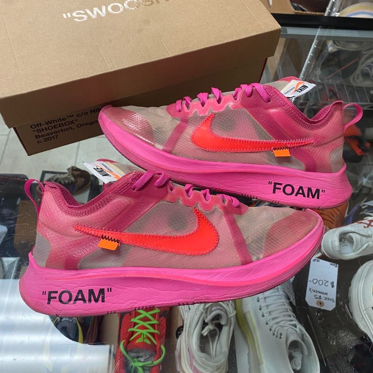 Nike Nike Off White Zoom Fly Size US 10 / EU 43 - 2 Thumbnail