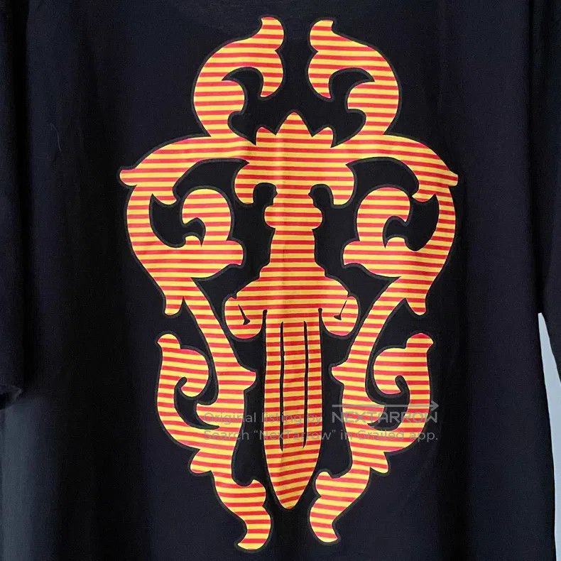 Chrome Hearts CHROME HEARTS Size XL Black and orange vine sword printing Size US XL / EU 56 / 4 - 4 Thumbnail