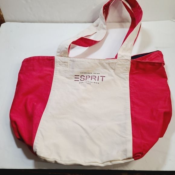 Vintage esprit tote bag sale