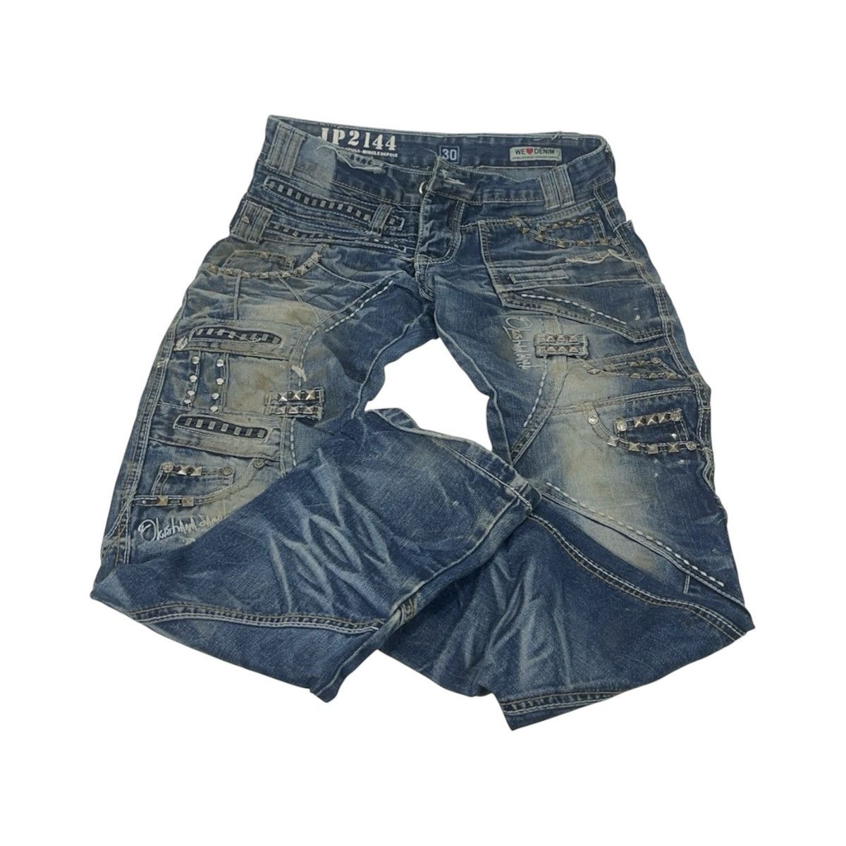 Japanese Brand Rare Designer Japarg Denim by Okishana Samoki Size 30 Size US 30 / EU 46 - 1 Thumbnail