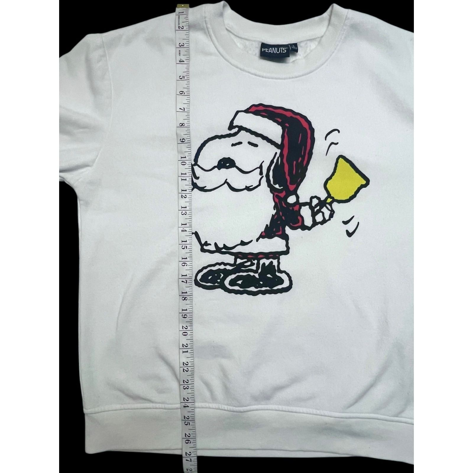 Peanuts Peanuts Snoopy Santa Claus Christmas White Sweatshirt -Large Size US L / EU 52-54 / 3 - 14 Thumbnail
