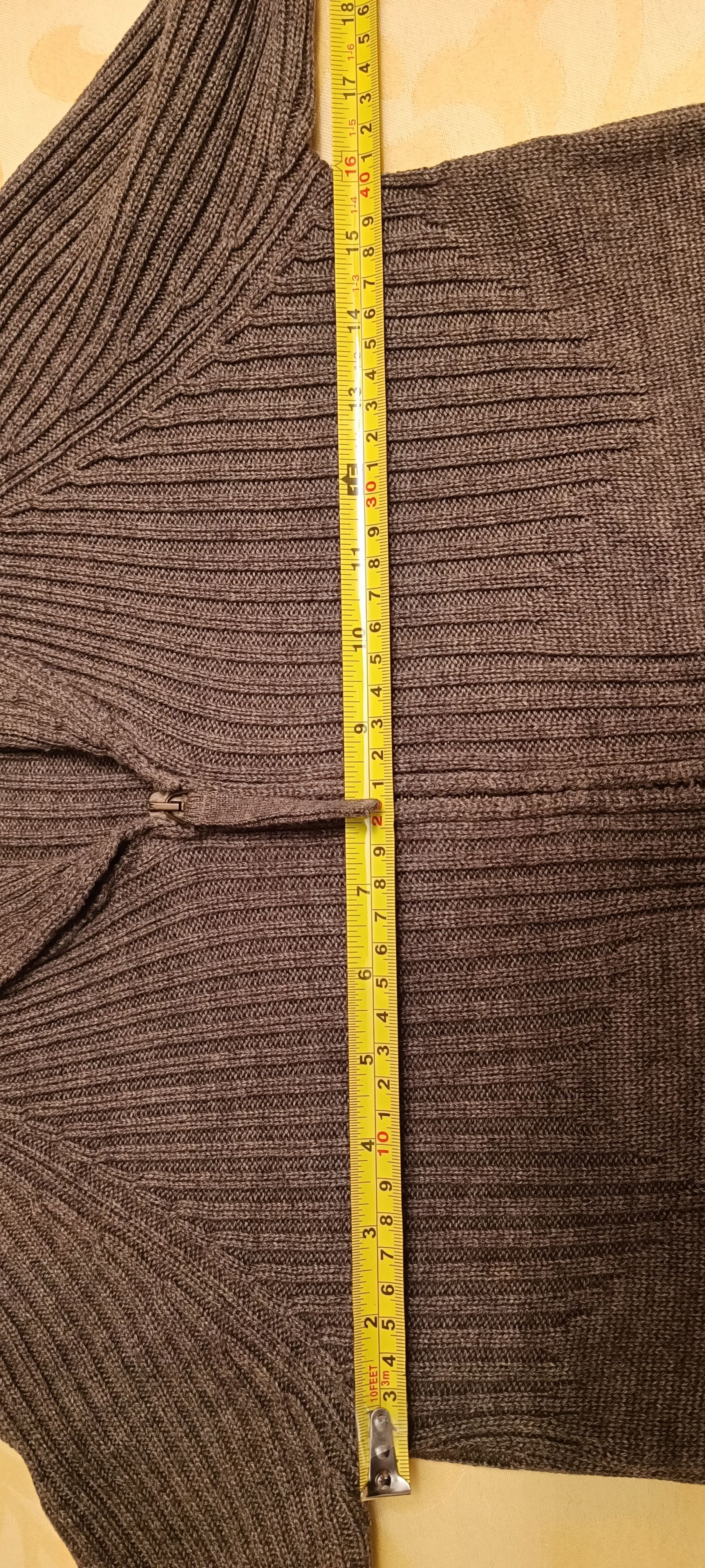 Jean Paul Gaultier 90's - Mink color wool cardigan Size S / US 4 / IT 40 - 24 Thumbnail