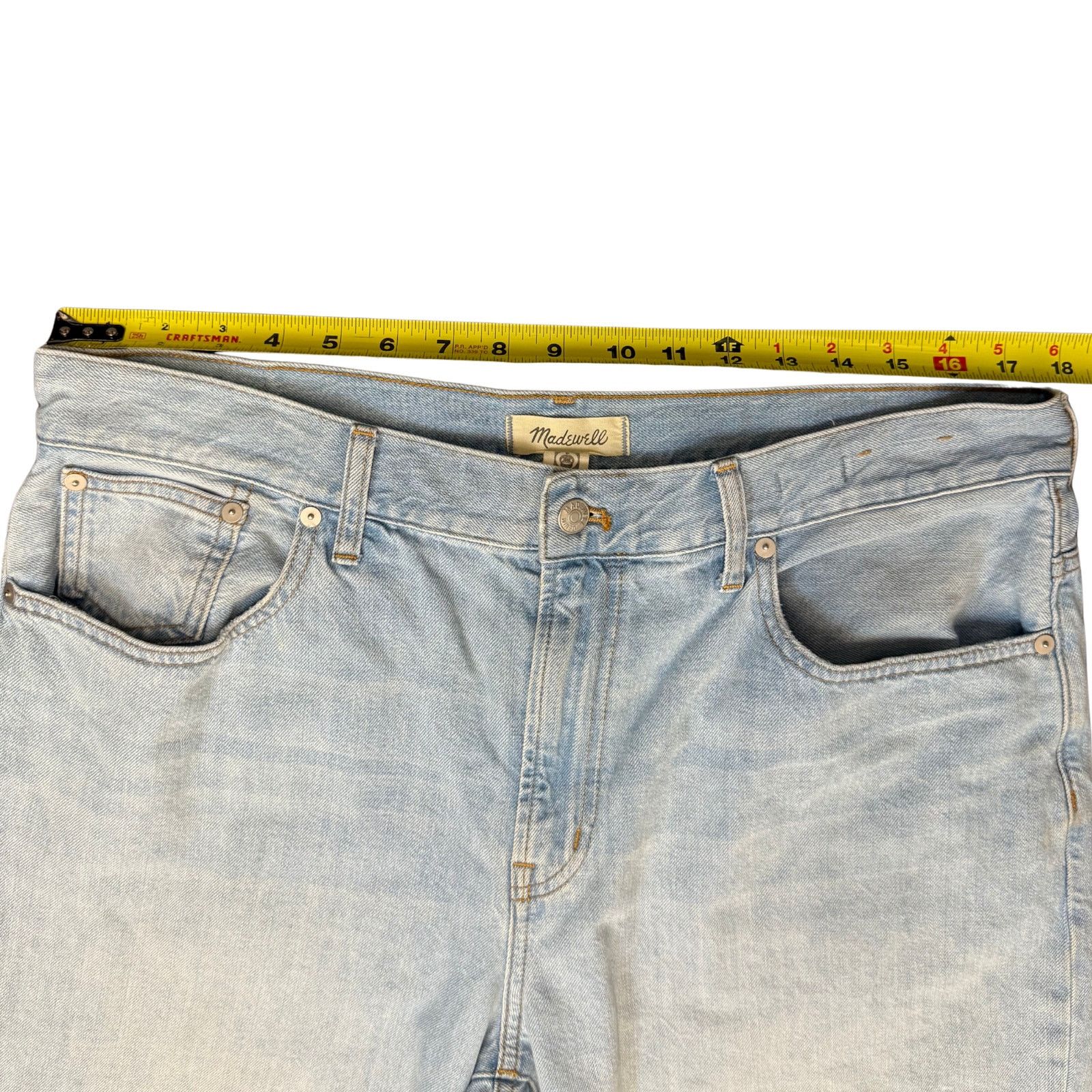 Madewell Madewell The Perfect Vintage Wide-Leg Crop Jean | Women's 32 Size 32" / US 10 / IT 46 - 4 Thumbnail