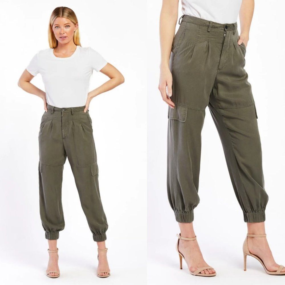 Other NWT New Velvet Heart Laurent Pleated Olive Jogger Size L Size 34" / US 12 / IT 48 - 1 Thumbnail