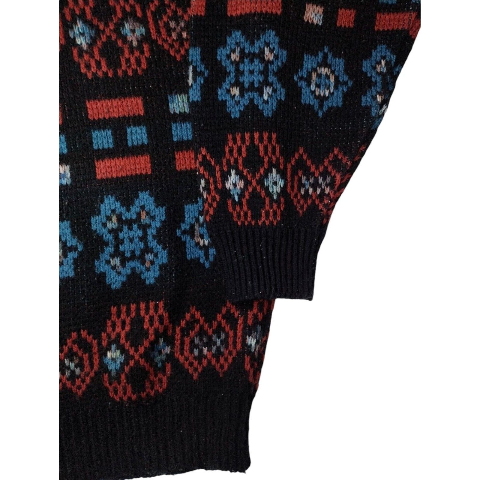 Vintage Vintage 90s Peter Jon Geometric Sweater Size XL Ski Streetwe Size US XL / EU 56 / 4 - 2 Thumbnail