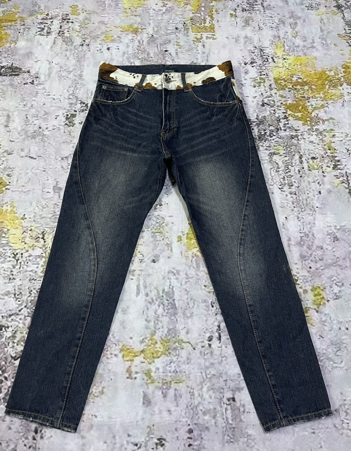 If Six Was Nine × Japanese Brand × Vintage Distressed Japan Jeans Cattle Drive Velvet Back Pocket Size US 31 - 1 Thumbnail