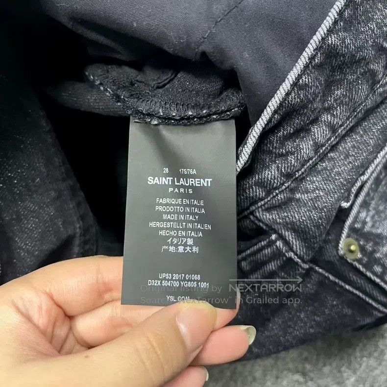 Saint Laurent Paris Saint Laurent Paris jeans Size US 28 / EU 44 - 4 Thumbnail
