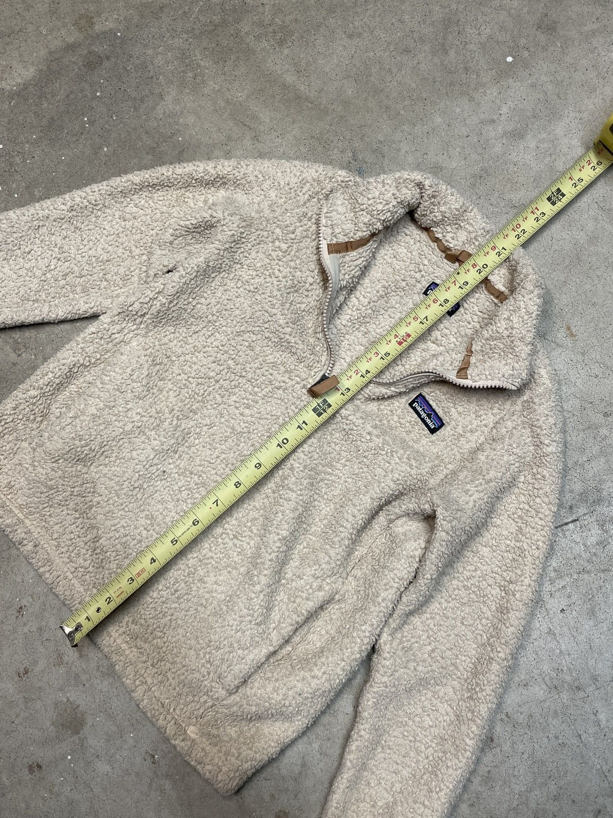 Patagonia Tan and Cream Patagonia Fleece Jacket Size M / US 6-8 / IT 42-44 - 3 Thumbnail