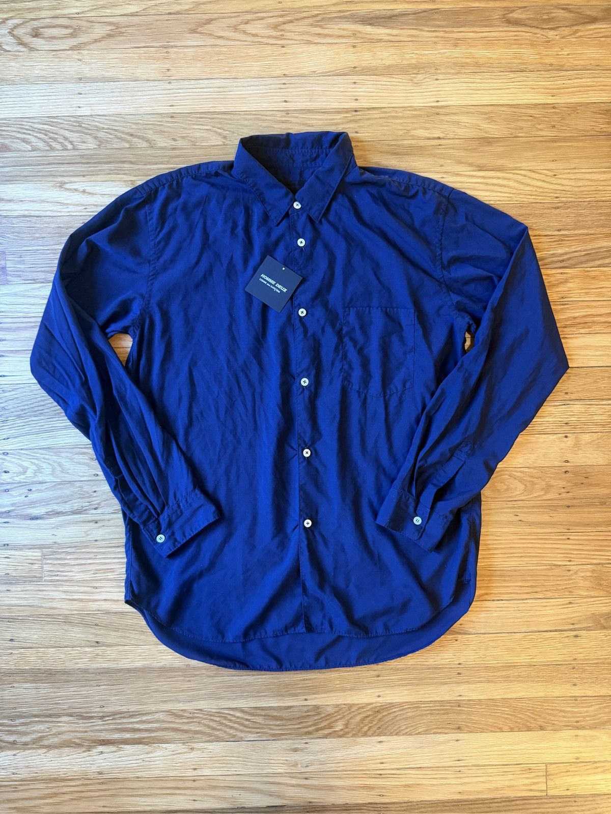 Comme des Garcons COMME des GARCONS blue button up Size US L / EU 52-54 / 3 - 1 Thumbnail