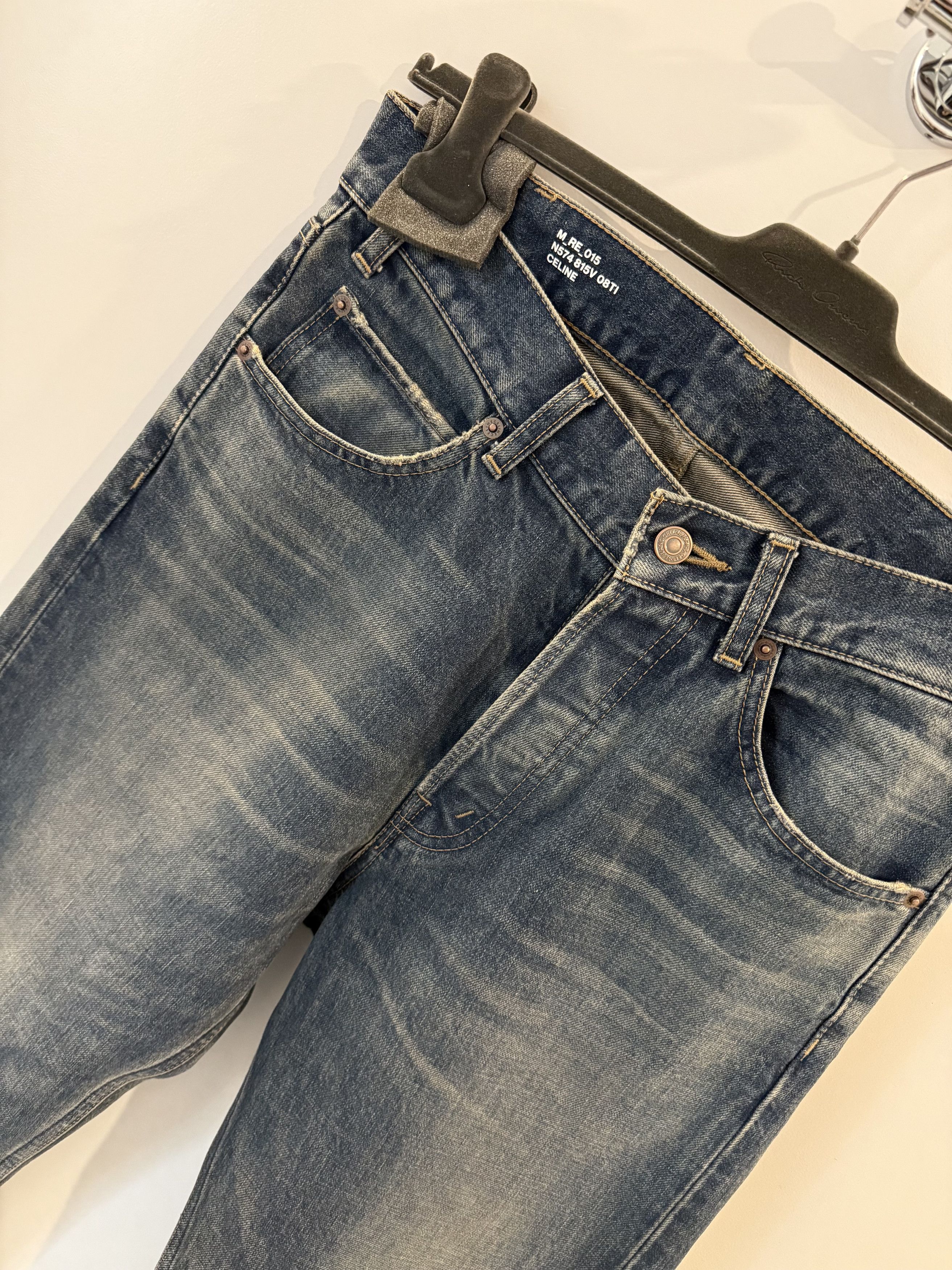 Celine Celine Kurt Denim Trail Wash Jeans - 29 Size US 29 - 3 Thumbnail