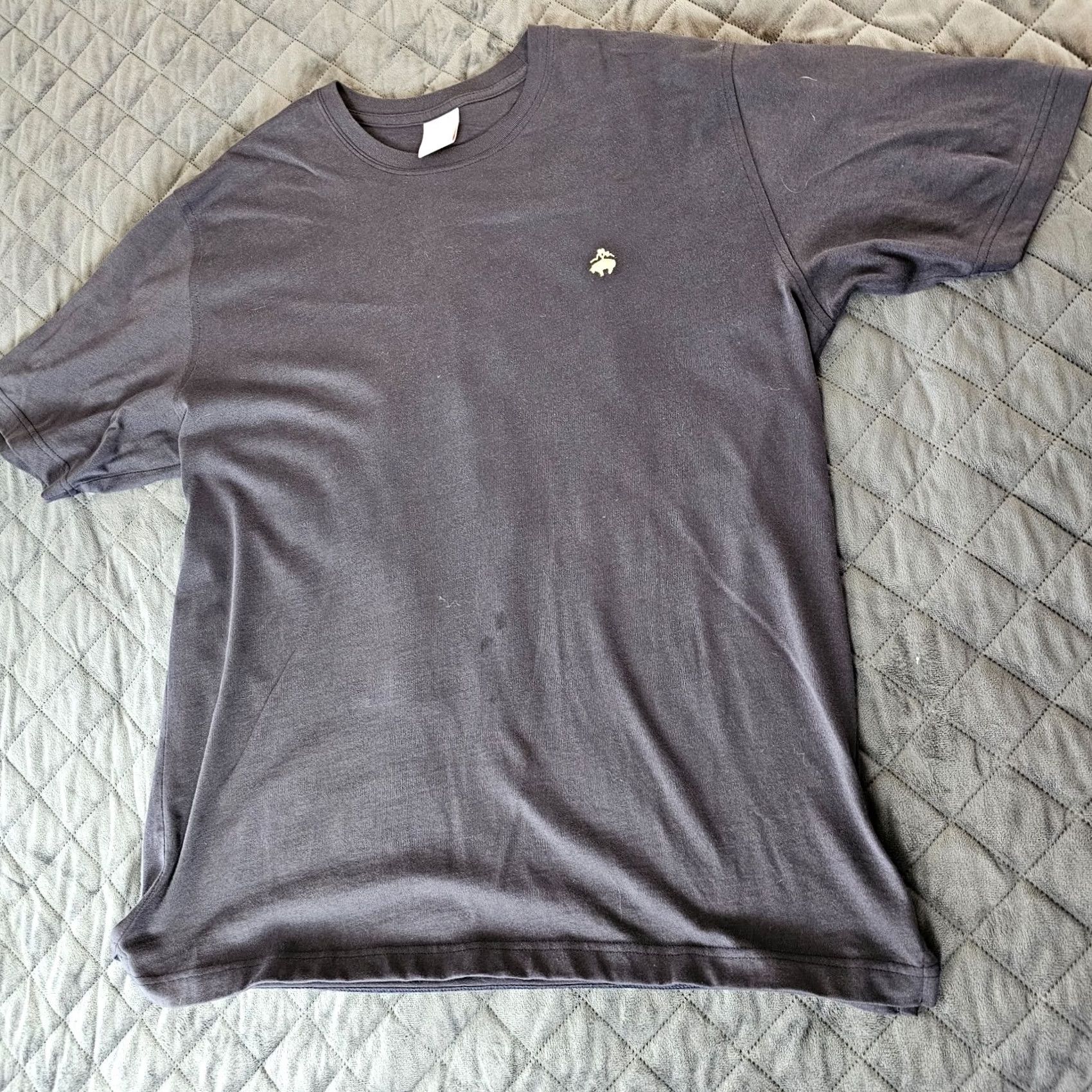 Brooks Brothers Brooks Brothers Men's 1818 T-Shirt L Blue Embroidered Logo Casual Shirt Dark Blue Black Size US L / EU 52-54 / 3 - 3 Thumbnail