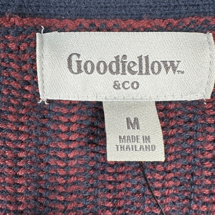 Other Goodfellow & Co. Burgundy and Navy Striped Sweater Medium Size US M / EU 48-50 / 2 - 6 Thumbnail