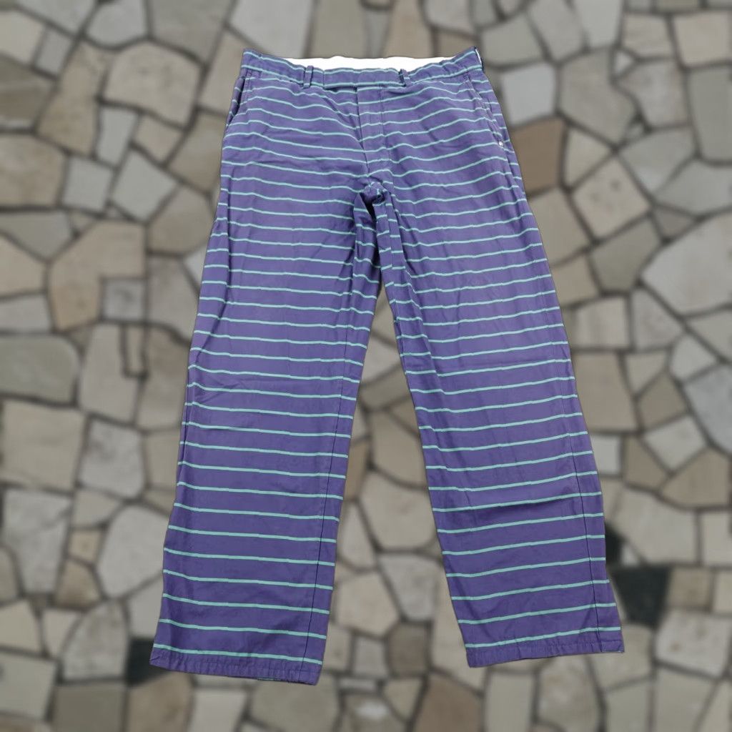Ralph Lauren RLX Ralph Lauren Pants Mens 34x32 Blue Green Stripes Chino Golf Straight Cotton Size US 34 / EU 50 - 1 Thumbnail