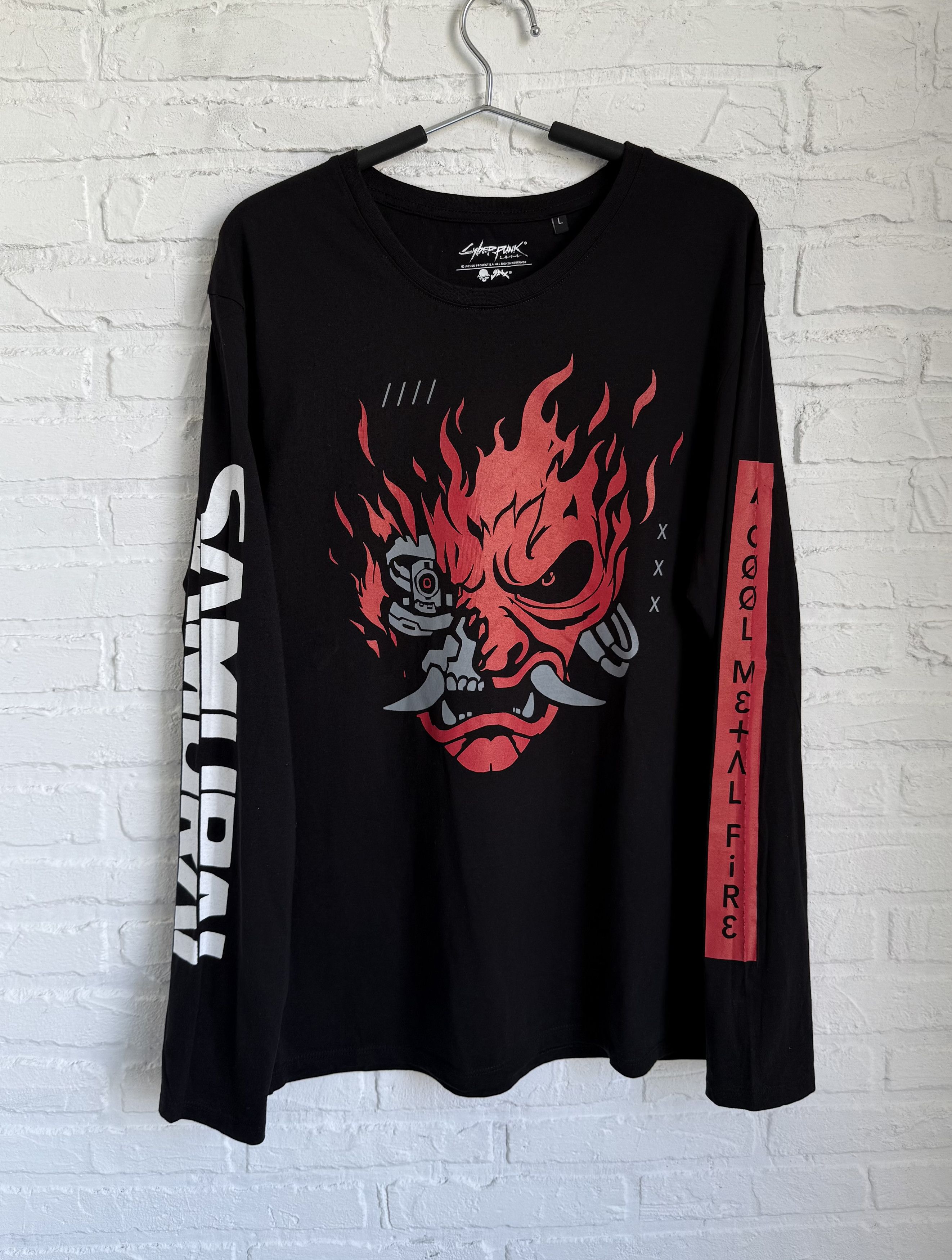 Band Tees × Rockstar Games × Vintage RARE Cyberpunk 2077 Samurai PC game long sleeve t-shirt Size US L / EU 52-54 / 3 - 1 Thumbnail