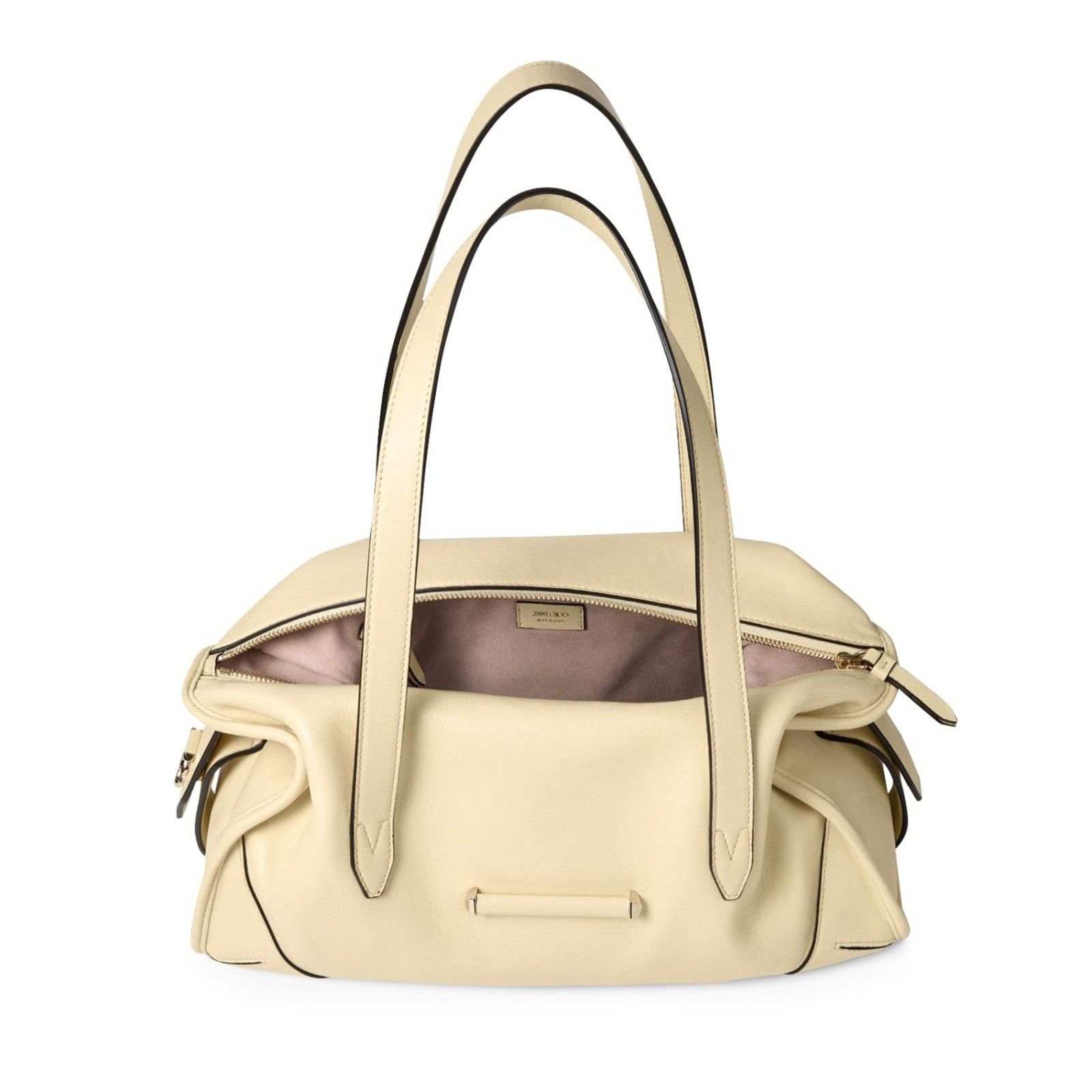 Jimmy Choo JIMMY CHOO Medium Bar BUTTERMILK/SHINY GOLD Shoulder Bag New Size ONE SIZE - 4 Thumbnail
