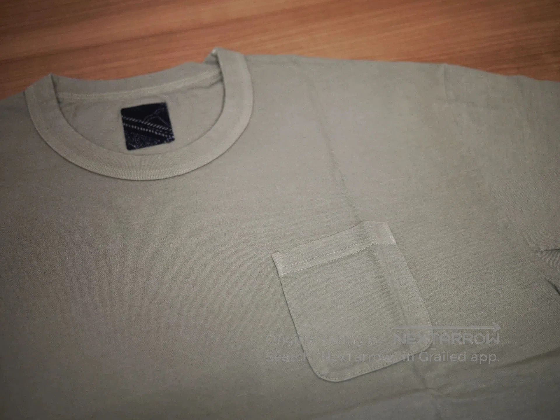Visvim Green Short-Sleeve Pocket T-Shirt Size S. Size US S / EU 44-46 / 1 - 2 Thumbnail